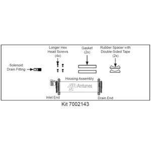 Antunes 7002143 VZN Ultrafilter Housing Retrofit Kit for VZN-411V