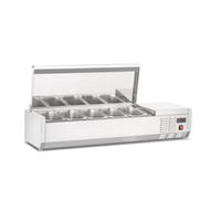 New Air NCSD-48-SL 47-1/4" Refrigerated Countertop Salad Table