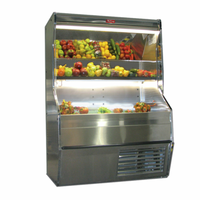 Howard McCray SC-P32E-4S-S-LED 50" Produce Open Merchandiser Display Case