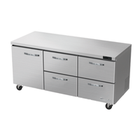 Blueair BLUR72-D4RM-HC 72.41-inch Commercial Undercounter Refrigerator, 20.2 cu.ft.
