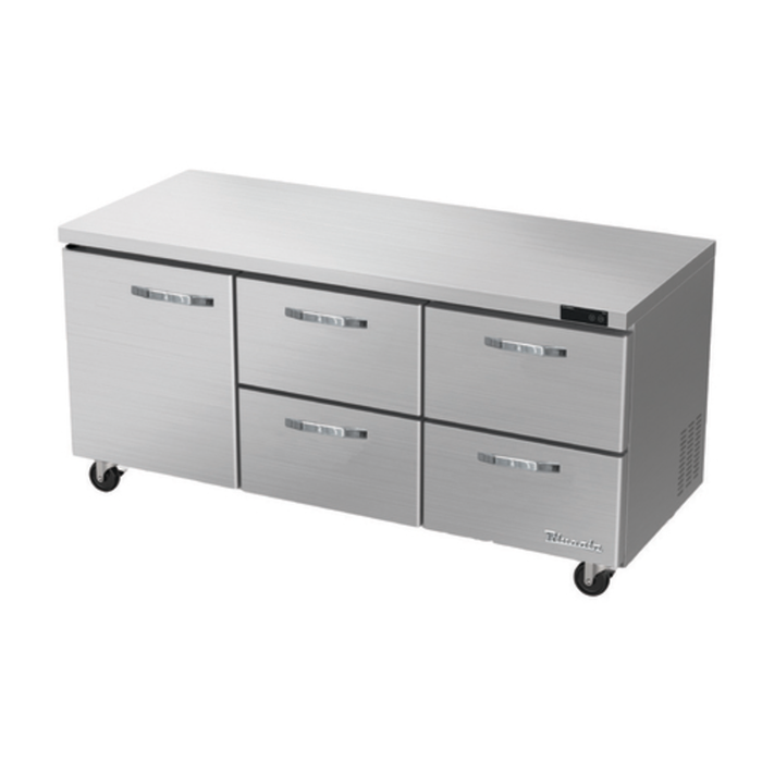 Blueair BLUR72-D4RM-HC 72.41-inch Commercial Undercounter Refrigerator, 20.2 cu.ft.