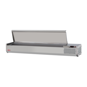 Turbo Air CTST-1800-N 72"L Refrigerated Countertop Pan Rail