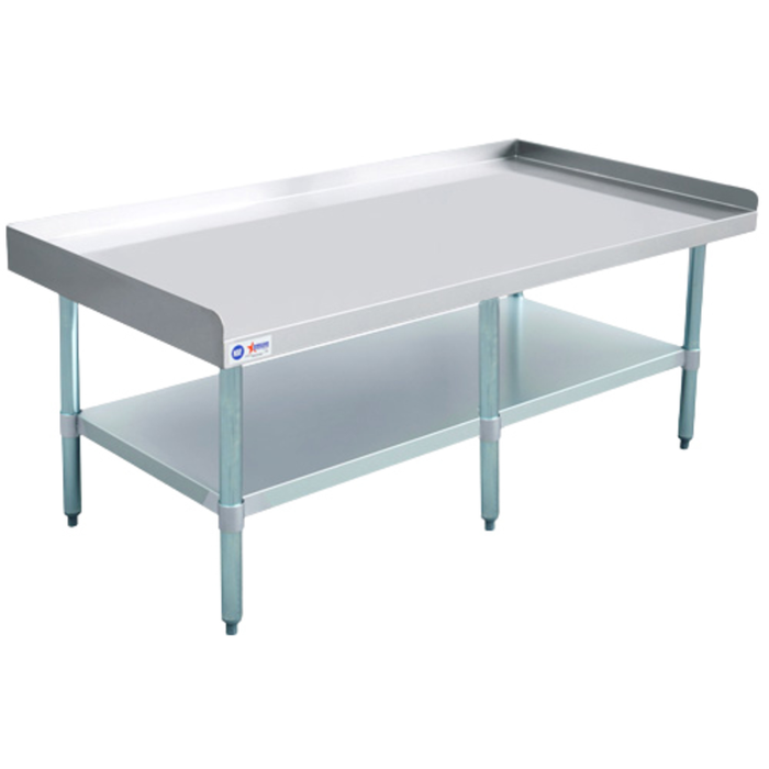 Omcan 47991 Equipment Stand 60" x 30" Stainless Steel Table