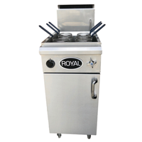 Royal RPC-14 12 Gallon Gas Floor Model Pasta Cooker
