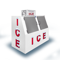 Leer L060SCSP 73 Inch Outdoor Ice Merchandiser Cold Wall