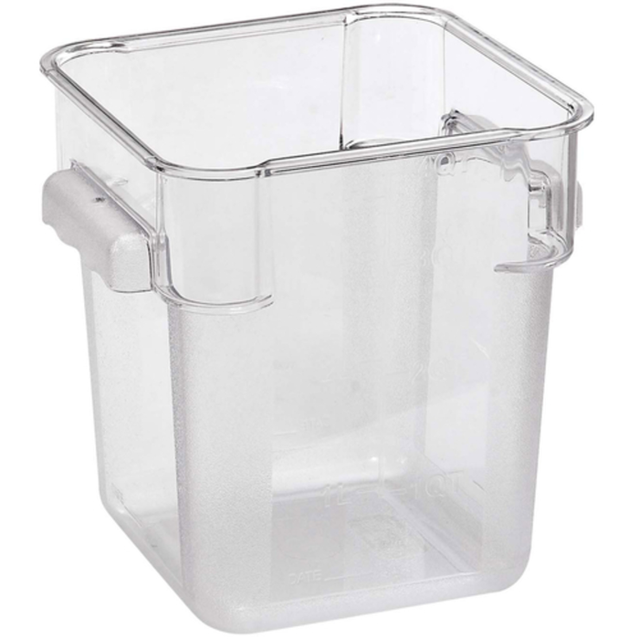 Omcan 80180 18 Quart Square Polycarbonate Food Storage Container