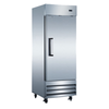 U-Star USFZ-1D 29"W Solid Door Reach-In Freezer For Commercial Kitchens 23 cu.ft. Durable Stainless Steel Construction