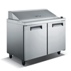 Refrigerated Sandwich Prep Table U-STAR USSL-2D/60 For Cold Holding And Efficient Food Prep In Commercial Kitchens.