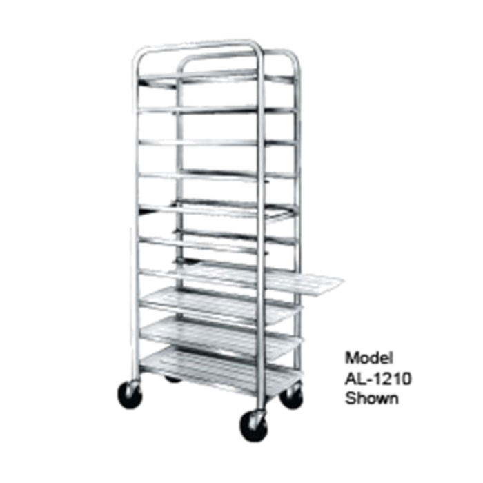 Winholt AL-1010 Aluminum Platter Rack, (10) 10" Platter Capacity