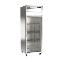 Réfrigérateur commercial en verre à porte simple, 73,6 cm, à montage supérieur, OMCAN 50118