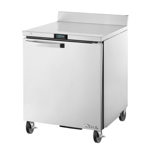 Comptoir de travail réfrigéré True TWT-27-HC~SPEC3 de 27 pouces à porte pleine