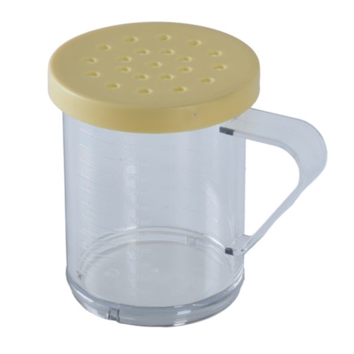 Étiquette alternative : Omcan 81166 drague de cuisine commerciale en acier inoxydable de 10 oz pour une distribution uniforme de l’assaisonnement, outil de cuisine commerciale