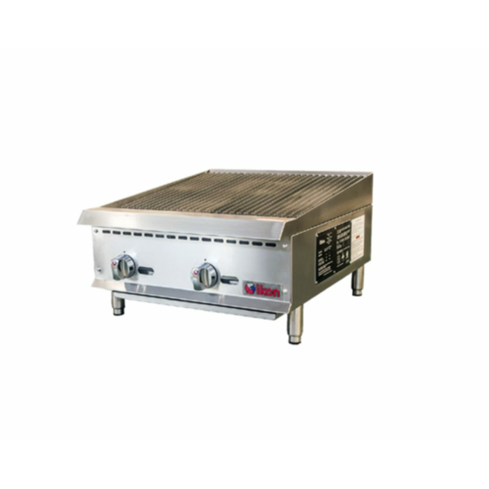 IKON IRB-24 Gas Radiant Charbroiler 24"W Countertop 70,000 BTU