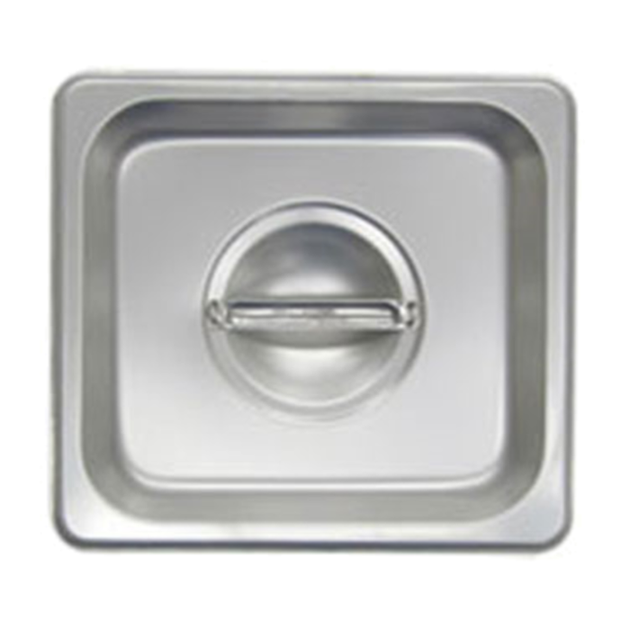 CST-S Steam Table Pan Cover 1/6-Size Stainless Steel Solid