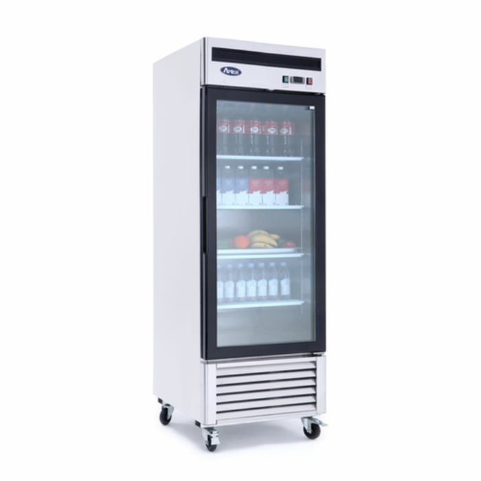 Atosa MCF8705GRL 27" One-Section Glass Door Refrigerator Merchandiser