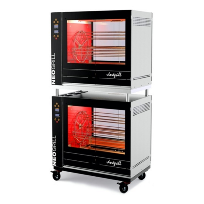 Dorégrill NEOGRILL N2 DOUBLE STACK 48-Chicken Electric Rotisserie Oven