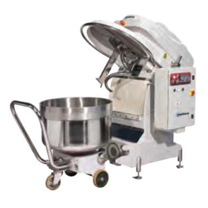 Univex SL160RB Silverline Spiral Mixer, 350 lb. Dough Capacity
