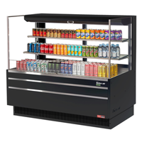 Turbo Air TOM-60L-UFD-W(B)-3S-N 58-3/4"W Open Display Merchandiser