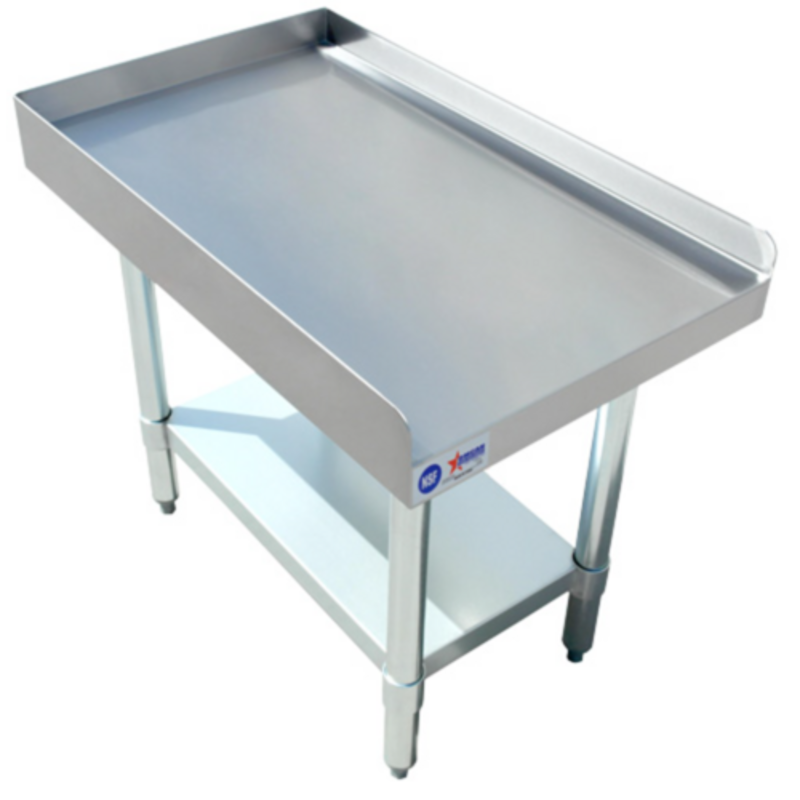 Omcan 47692 Heavy-Duty Stainless Steel Equipment Stand For Commercial Kitchen Use