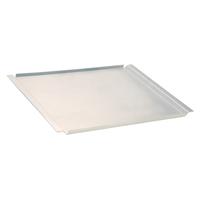 Cadco OQFSP Quarter Size 13.5" x 10" Aluminum Sheet Pan