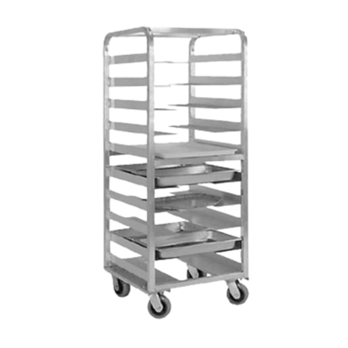 FWE OTR-OT-06-20 Mobile Oval Tray Storage Rack, (40) Pan Capacity