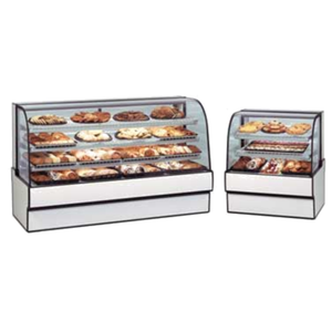 Federal Industries CGD5048 50.13"W Non-Refrigerated Curved Glass Bakery Case