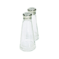 SMT-3 3 oz. Paneled Glass Salt and Pepper Shaker
