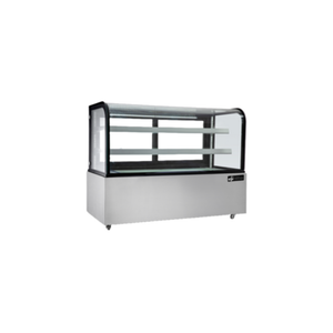 EFI Sales CGCM-7348 72.4-Inch Refrigerated Curved Glass Display Case