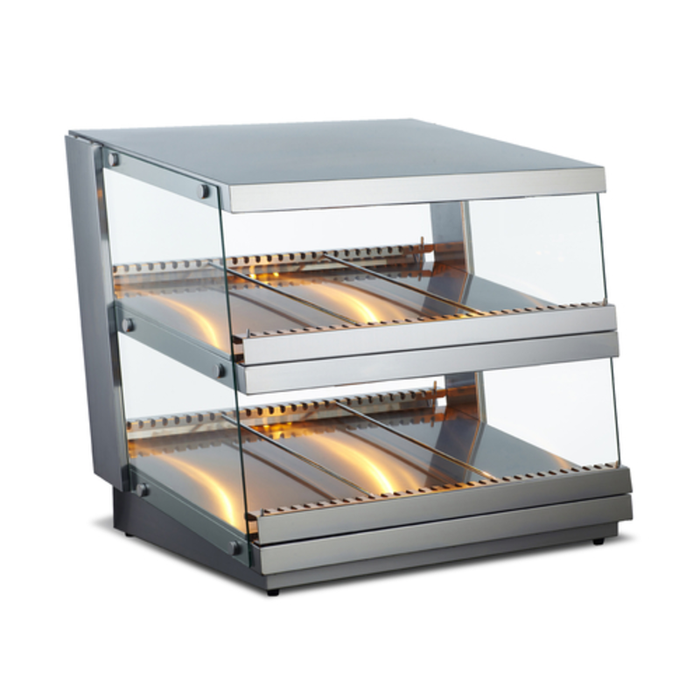 Omcan 43465 Countertop Heated Pass-Through Display Case 3 cu ft.