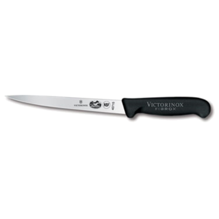 Victorinox 5.3813.18 Fibrox Pro 7" Straight Flexible Fillet Knife