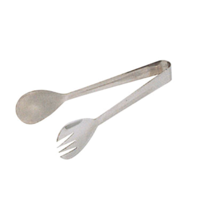 Adcraft KST-8 8" Stainless Steel Salad and Serving Tongs