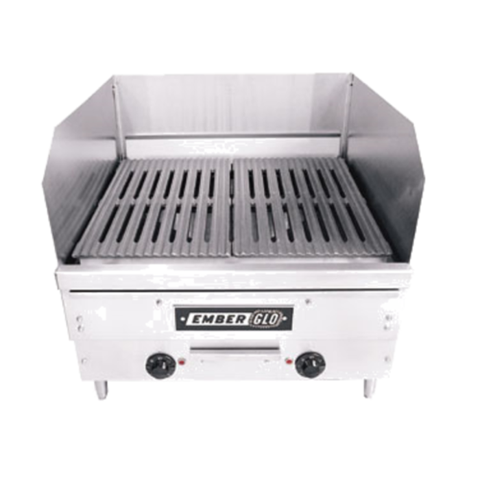 EmberGlo 2070500 Splash Guard Set for E2436 Charbroiler 10" H