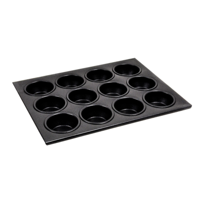 Omcan 80630 Muffin Pan 14" x 10-3/4" 12-Cup Capacity