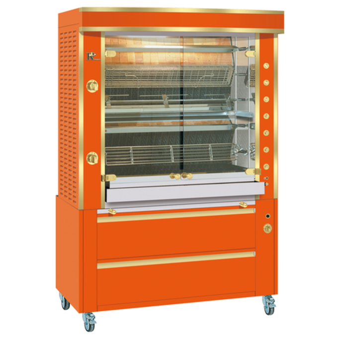 Rotisol 1375.5MLG Rôtissoire au gaz de 142,5 cm de large, 25-30 poulets