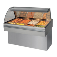 Fri-jado 9269114 HD 4 Curve 55.88" Humidified Heated Deli Display Case