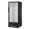 True GDM-10-58 Glass Door Merchandiser Refrigerator Showcasing Beverages And Packaged Foods