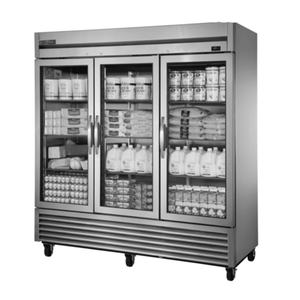 True TS-72G-HC~FGD01 78.13-Inch Glass Reach-In Refrigerator