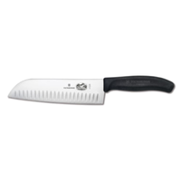 Victorinox 5.2523.17 7" Granton Edge Asian Santoku Knife Fibrox