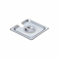 Couvercle de plat à vapeur en acier inoxydable à fente Omcan 80281, format 1/6