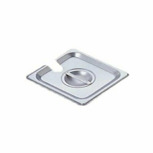 Couvercle de plat à vapeur en acier inoxydable à fente Omcan 80281, format 1/6