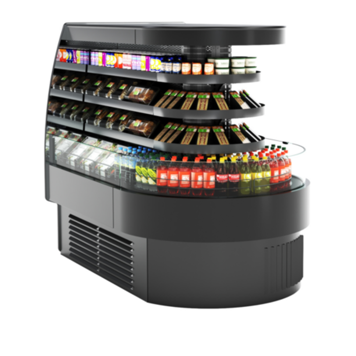 Structural Concepts FSE660R 73-3/8"W Self-Serve Refrigerated End Cap Case