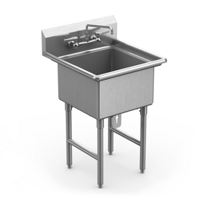 Winholt WS1T1818 18" x 18" One Compartment Stainless Steel Sink