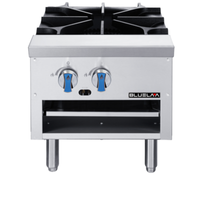 Bluelava BLSP1-L 18"W Gas Stock Pot Range 80,000 BTU