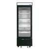Atosa MCF8726GR 24-1/5"W Glass Door Refrigerator Merchandiser With Sleek Black Steel Design
