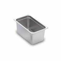 Omcan 80274 Full-Size 4-Inch Deep Perforated Stainless Steel Pan commercial steam table pan for draining and steaming