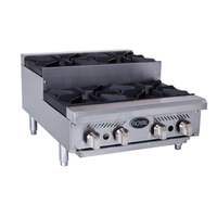 Royal RHP-12-2SU 12" Step-Up Gas Countertop Hotplate with 2 Burners