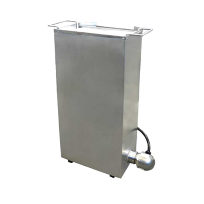 Alt Tag: OMCAN 19926 Stainless Steel Knife Sanitizer for 12-inch Blades commercial kitchen stainless sanitizer unit