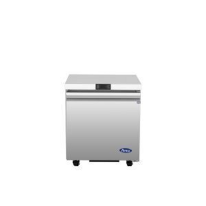 Atosa AUR27SD 27.5 Inch Solid Door Undercounter Reach-In Refrigerator