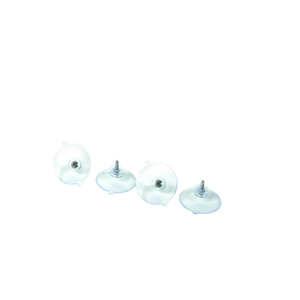 Boska 553012 Cheese Commander Pro Spare Suction Feet, 2.16'' Wide Rubber (4-Pack)