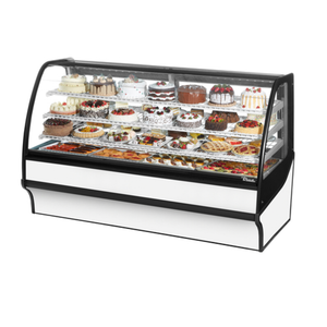 True TDM-R-77-GE/GE-W-W 77.25" Refrigerated Bakery Display Case